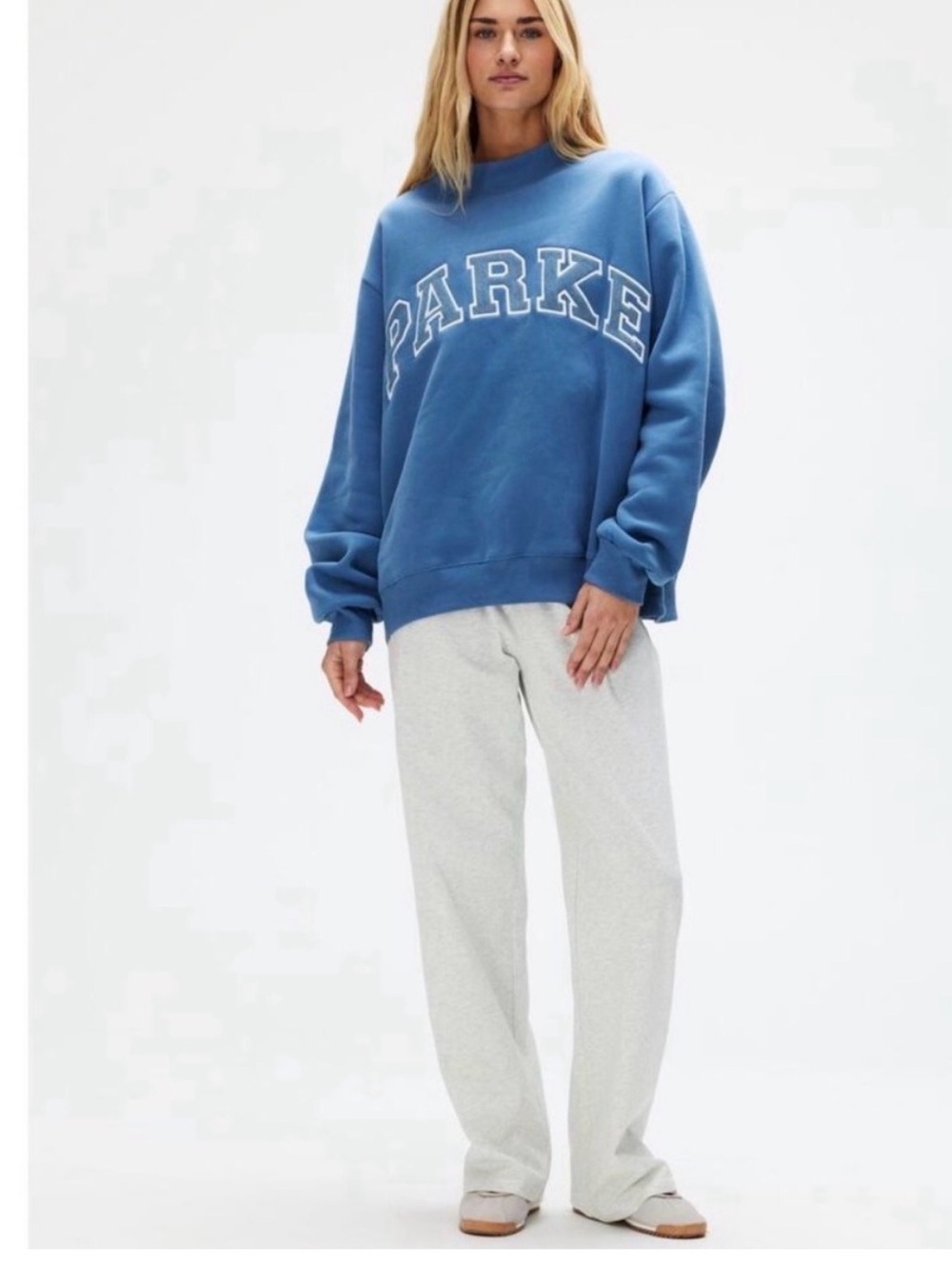 Parke Vintage Denim Varsity Mockneck L/XL